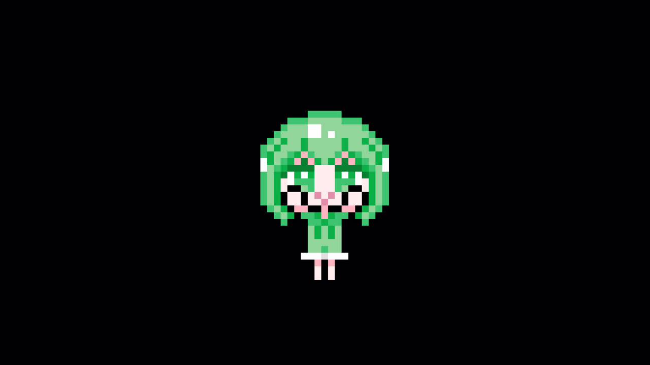 Pixel girl 01 Raise both hands Looping animation. 1080p (5).mov