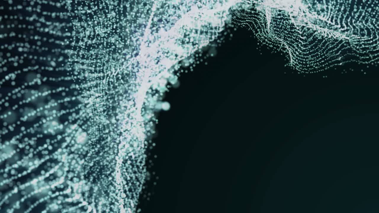 ciencia wireframe plasma scifi tecnología digital en galaxia 4k diseño gráfico de movimiento.