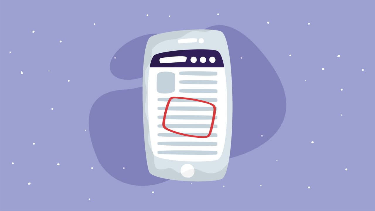 teléfono inteligente que muestra un artículo o noticias