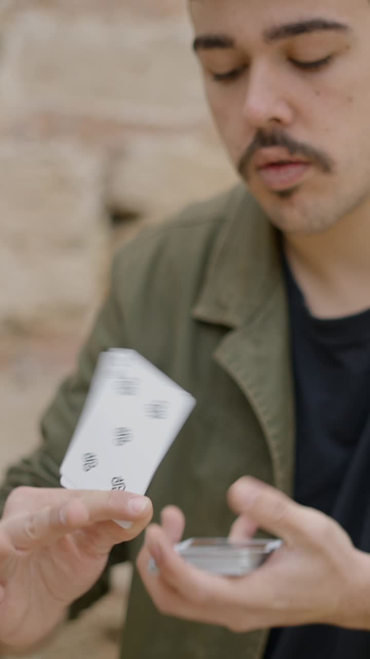 Cardistry and Magic with Trading Card Game Cards