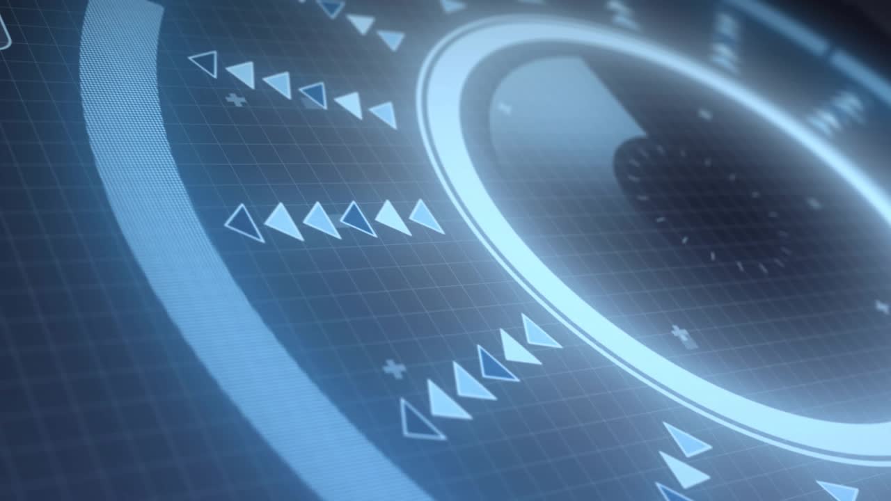 Glowing ring appearing, HUD revealing world map, outlines emerging, nodes linking, monitoring data