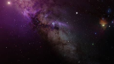 explore the milky way galaxy in the great universe