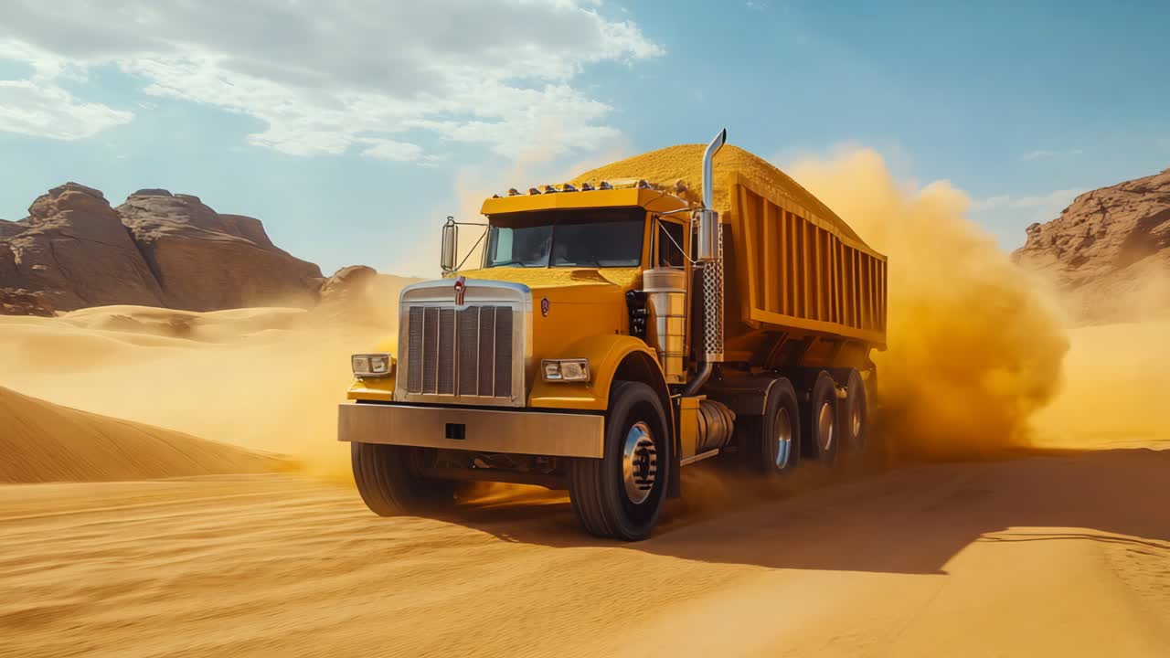 Dump Truck in the Desert