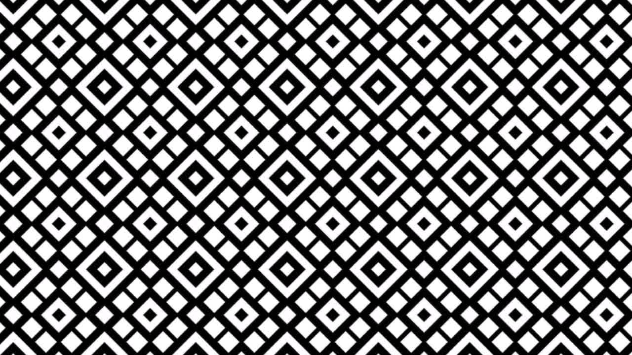 resumen, animación de fondo, desplazamiento a la derecha, rombo blanco y negro