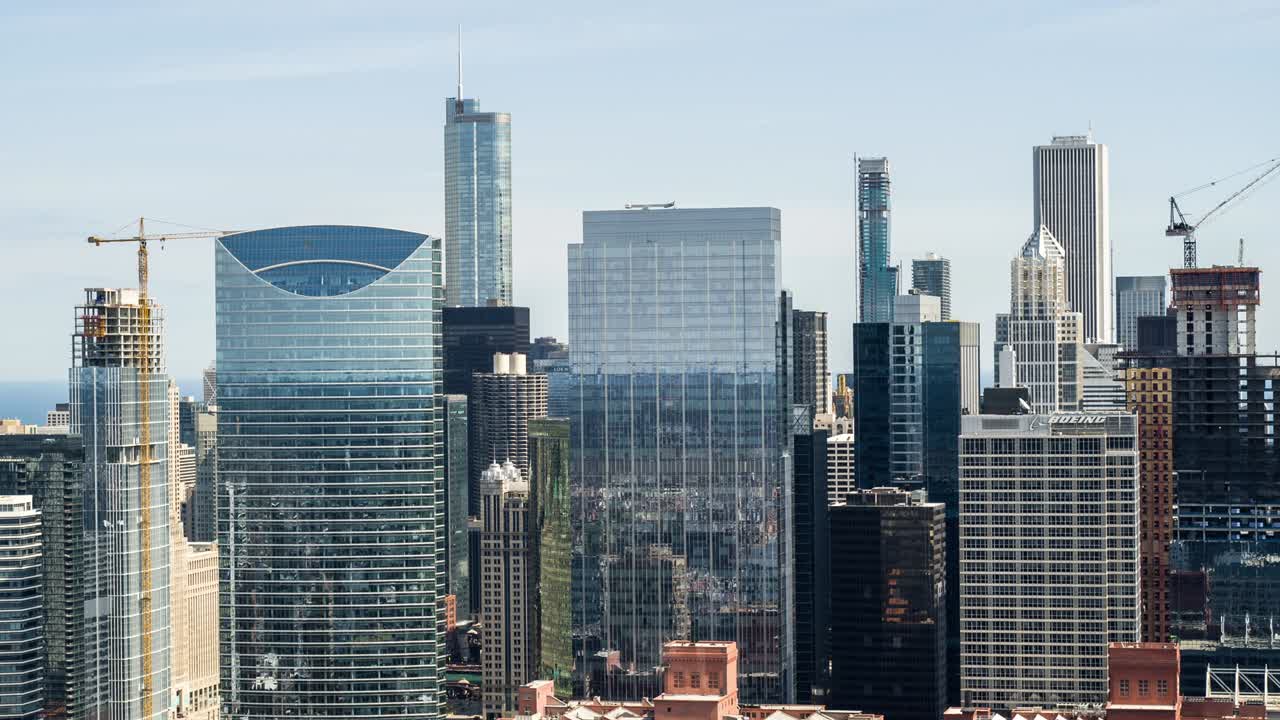 los rascacielos del bucle oeste de chicago