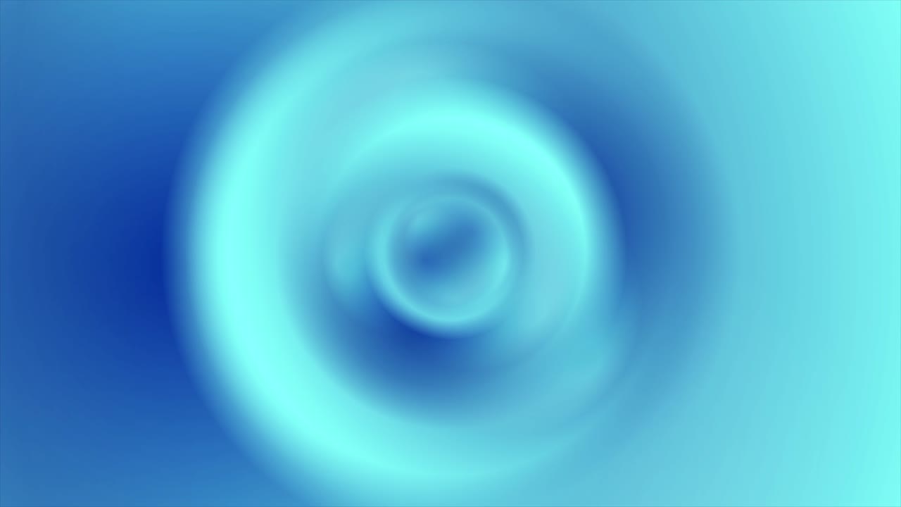 círculos lisos de color azul brillante fondo de movimiento abstracto