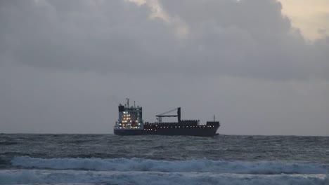 ship-in-rough-waters-leaving-the-port-of-viana-do-castelo-in-portugal