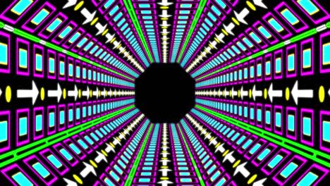 el progreso del túnel cibernético animación gráficos de movimiento
