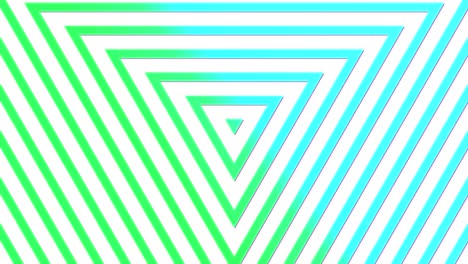 geometric neon triangle abstract looping motion background green blue