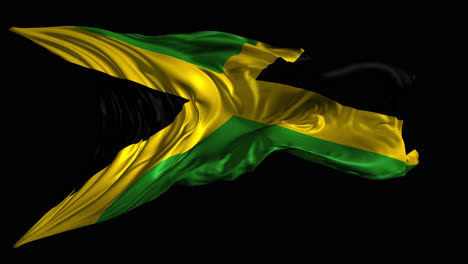 waving jamaican flag