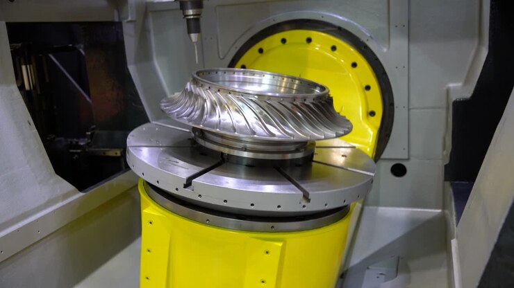 Fresatrice CNC per la lavorazione dei metalli.