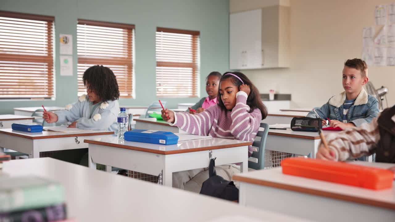 교실에 있는 학생들