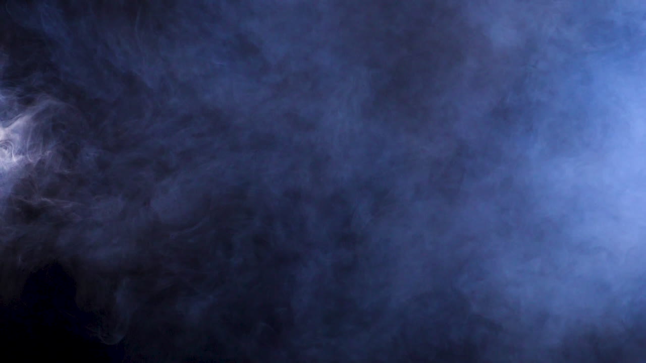 Fondo de humo azul abstracto