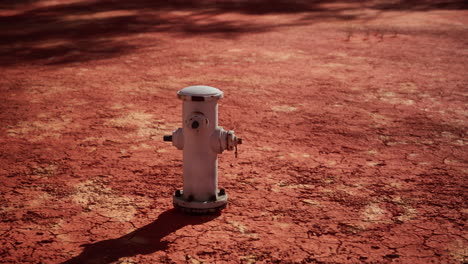 old rusted fire hydrant in desert