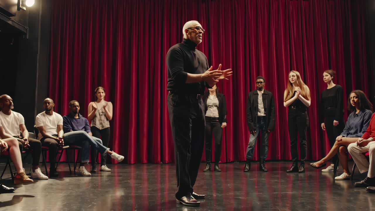 Acting Class in Progress