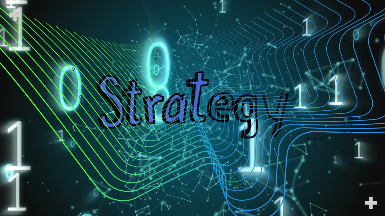 데이터 처리를 통해 전략 텍스트의 애니메이션