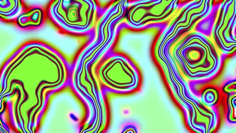 colorful fluid effect with glow pattern