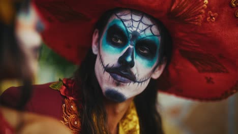 day of the dead costume portrait