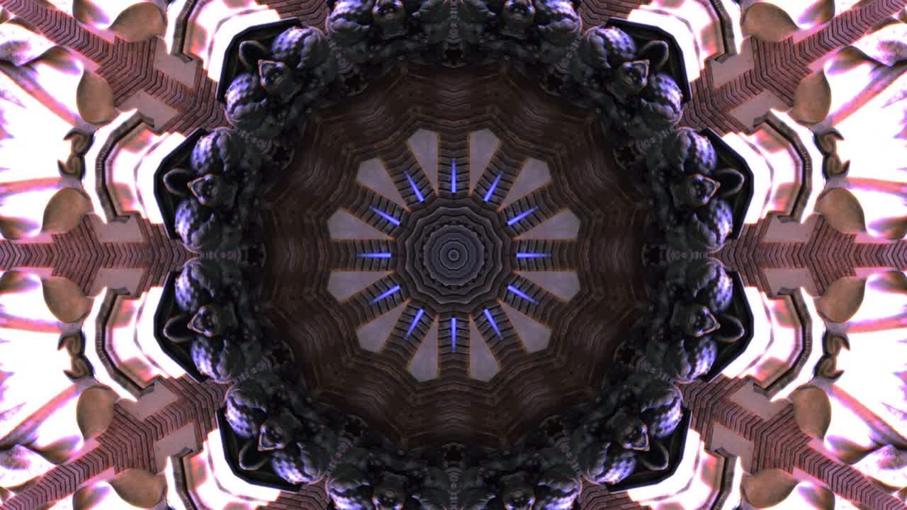 el club discoteca es un kaleidoscopio de gráficos en movimiento.