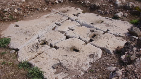 stone floor of the temple of artemis in sardis