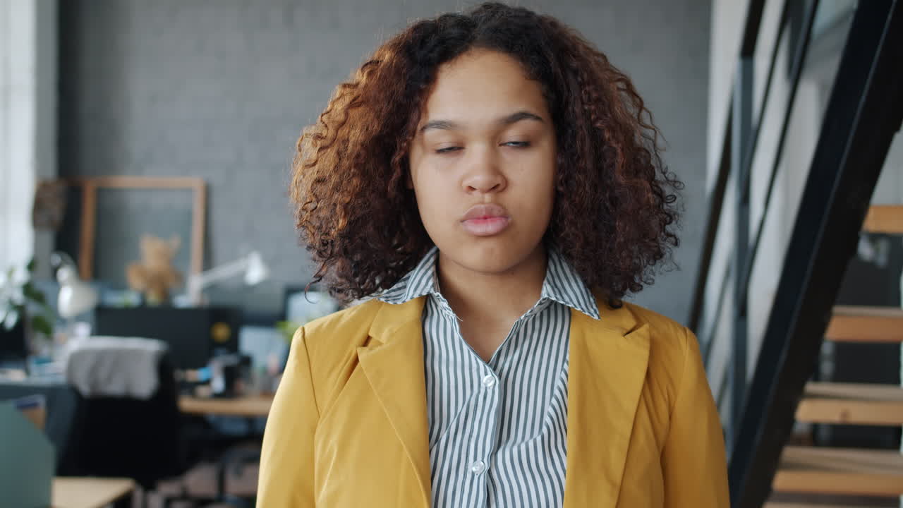 Young Woman in Office