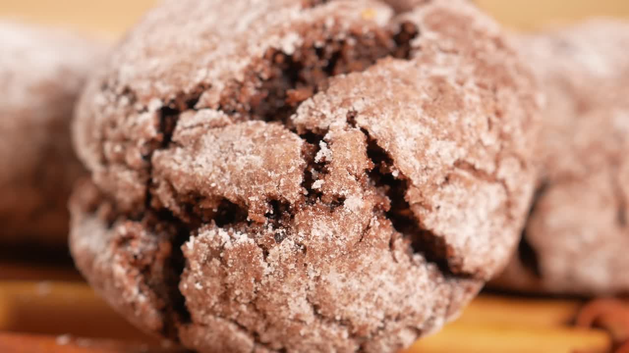 шоколадные печенье