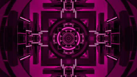 rendering 3d abstract geométrico moderno de fondo de túnel