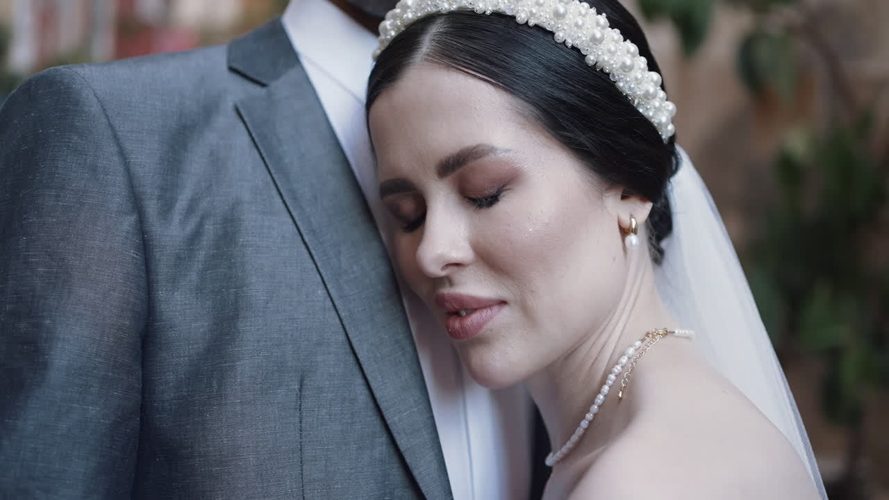 Bride and Groom Portrait at Wedding
