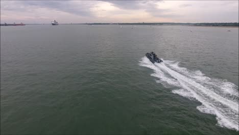 Military-RIB-turning-hard-to-port