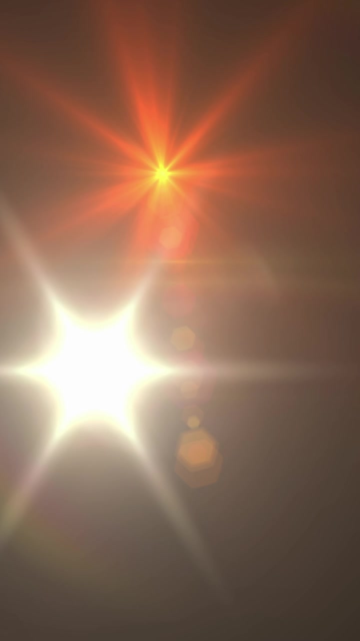 Animazione di macchie di luce su sfondo nero
