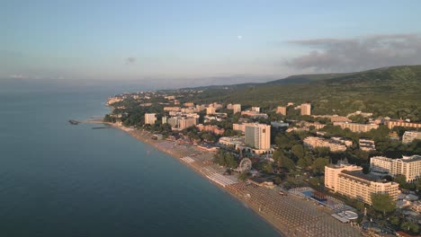 bulgaria 4k cinematic drone footage at golden sands