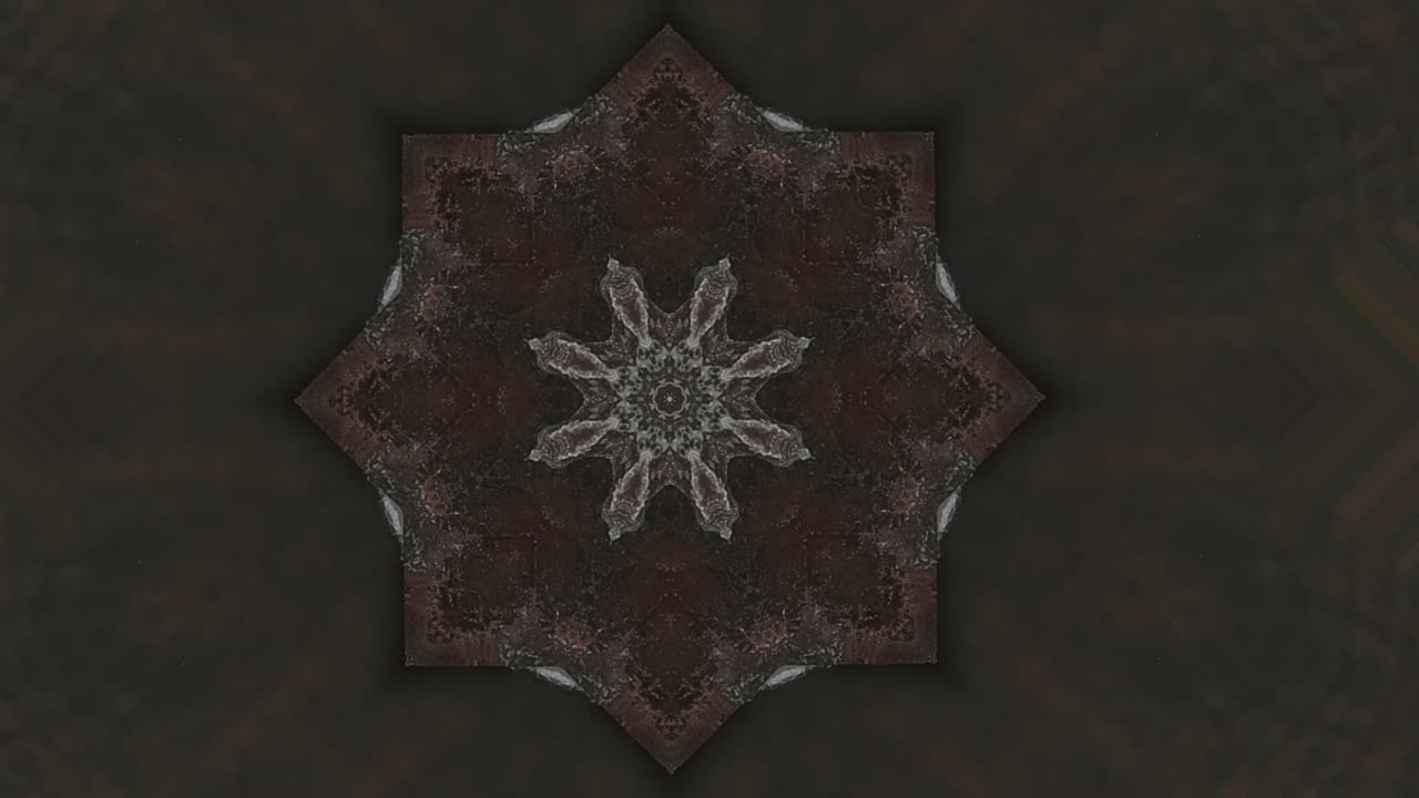 calma relajante caleidoscopio ondas de mandala agua blanca