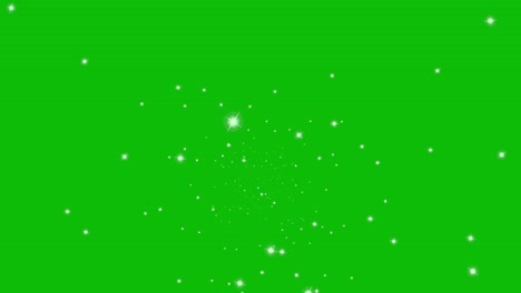 Visual-effects,-VFX,-star-travel-on-green-screen-3D-animation