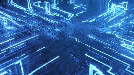 abstract circuit board design