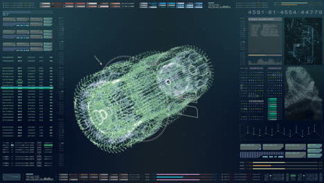 Interfaz-De-Usuario-Futurista-Gráfica-De-Movimiento-Avanzado-Pantalla-De-Visualización-Frontal-Con-Máquina-Holográfica-Y-Visualización-De-Información-De-Telemetría-De-Datos-Digitales-Para-Pantalla-De-Visualización-De-Escritorio-De-Computadora-De-Fondo-Digital