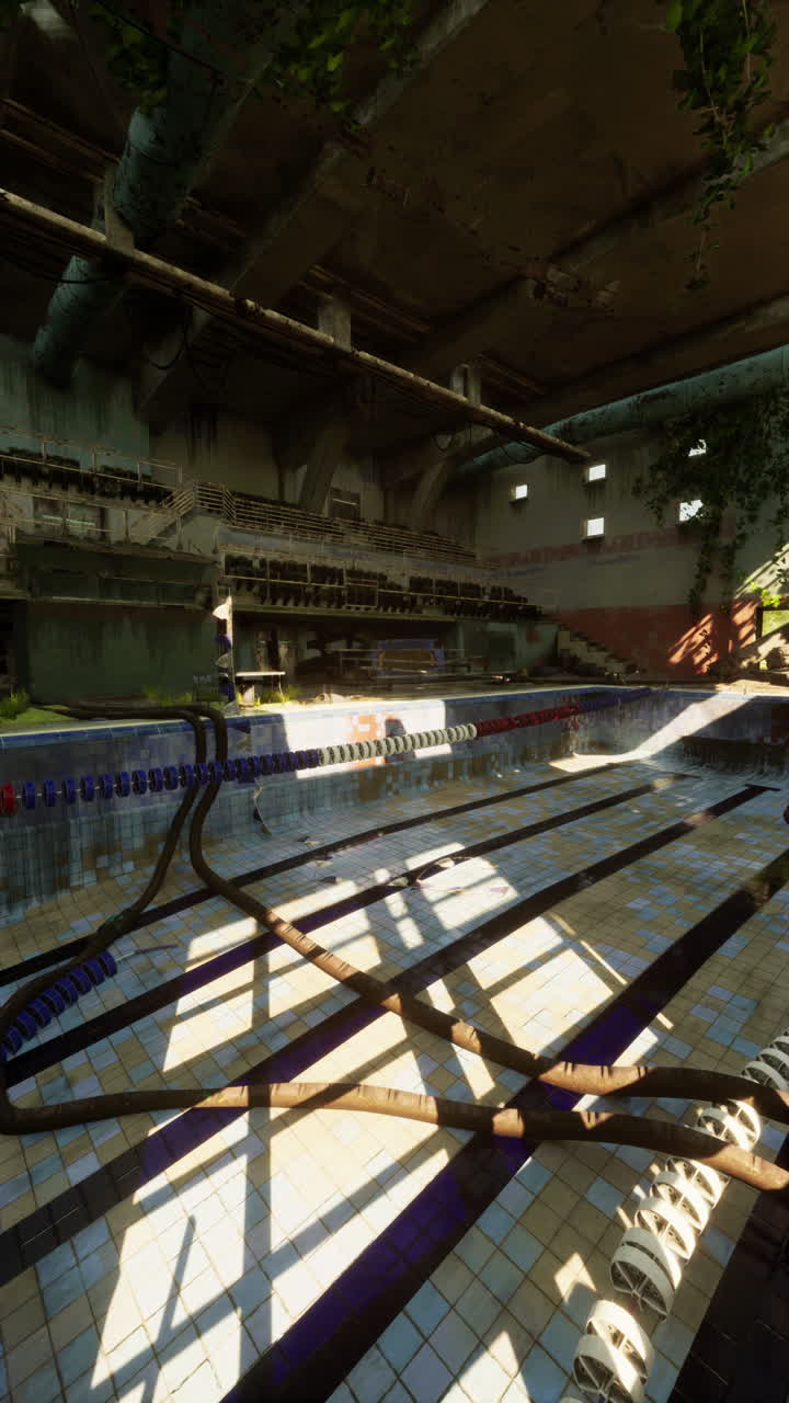 Abandoned Indoor Swimming Pool