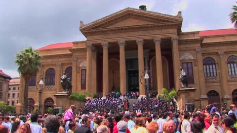 A-sea-of-people-outside-a-Roman-Catholic-Cathedral-in-Palermo-Italy