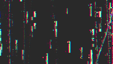 digital glitch and static television noise effects 3