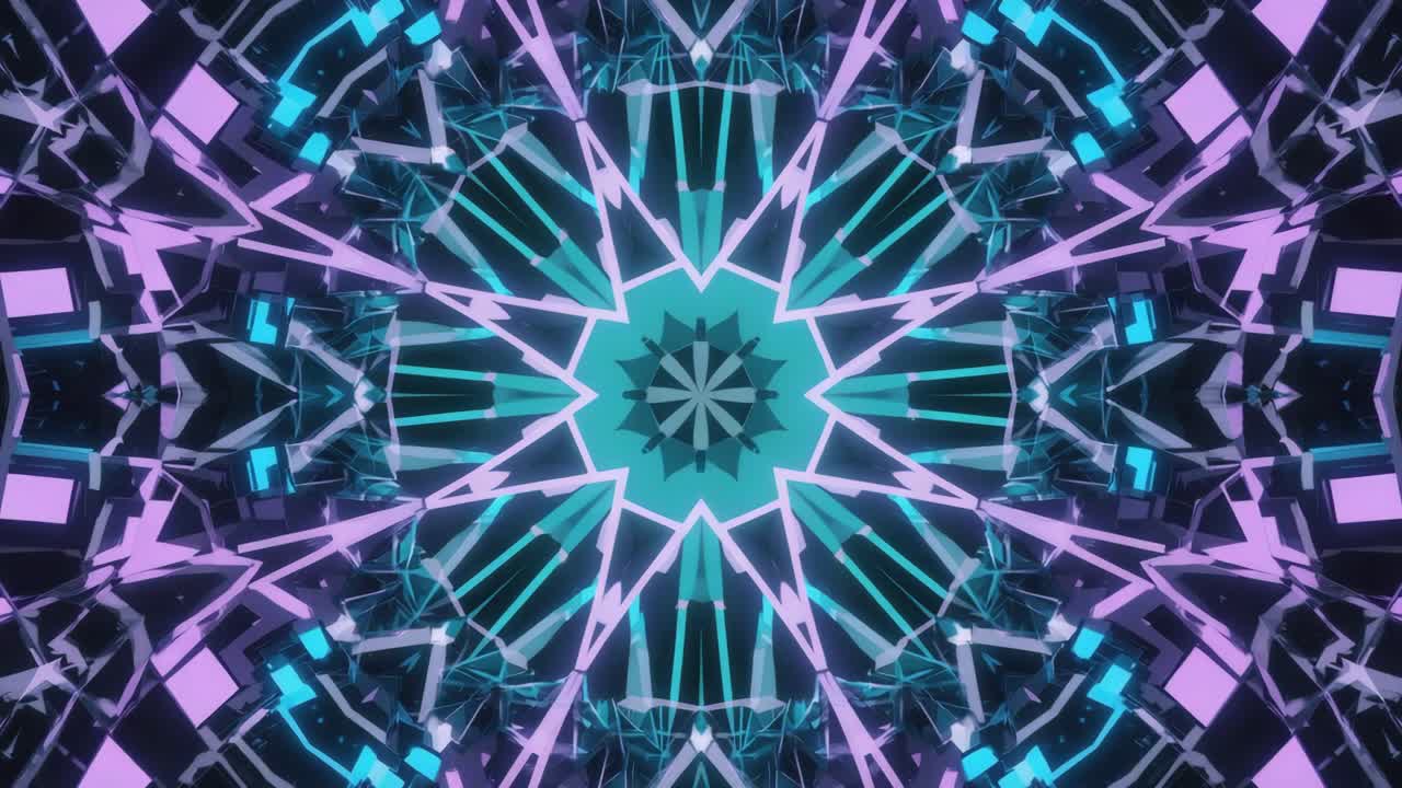 patrón de kaleidoscopio abstracto