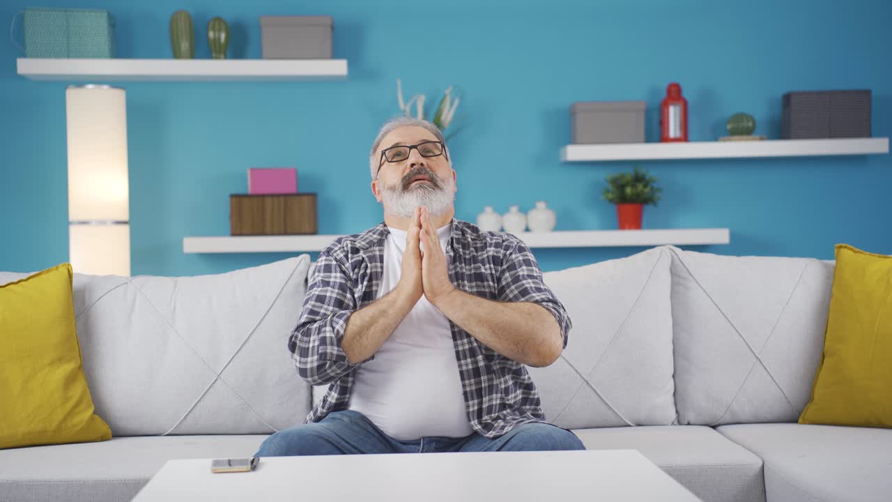 기도하는 기독교인.