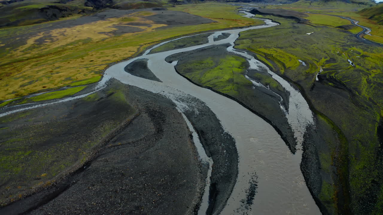 Icelandic River Landscape