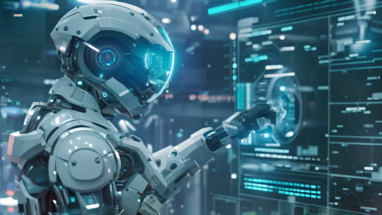 Robot Interacting with Holographic Display