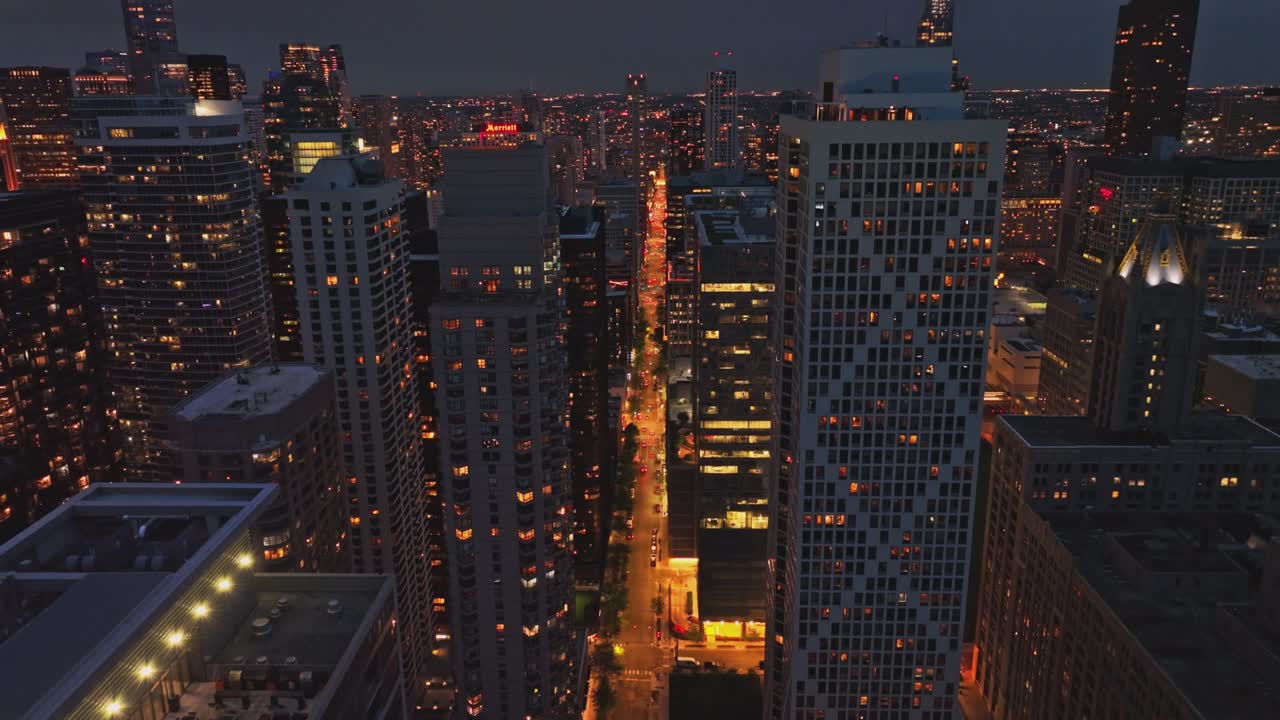 hermoso fondo del horizonte del centro de chicago