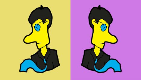 niños dibujando arte pop fondo sin costuras con el tema del hombre de negocios