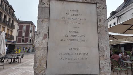 french revolutionary war monument inscriptions