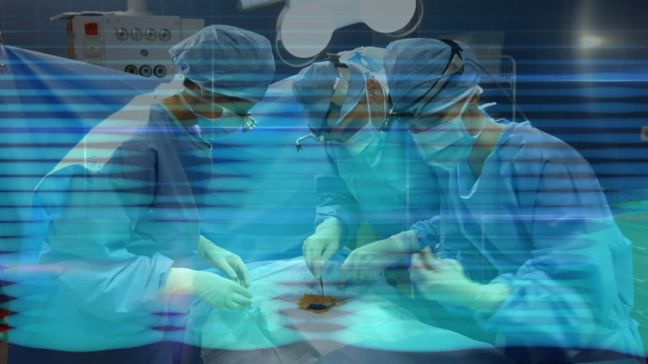 수술실의 외과 의사들 간의 연결 네트워크의 활성화