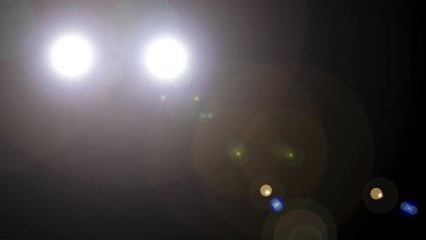 luces de escenario blancas parpadeantes de la discoteca - bucle sin costuras
