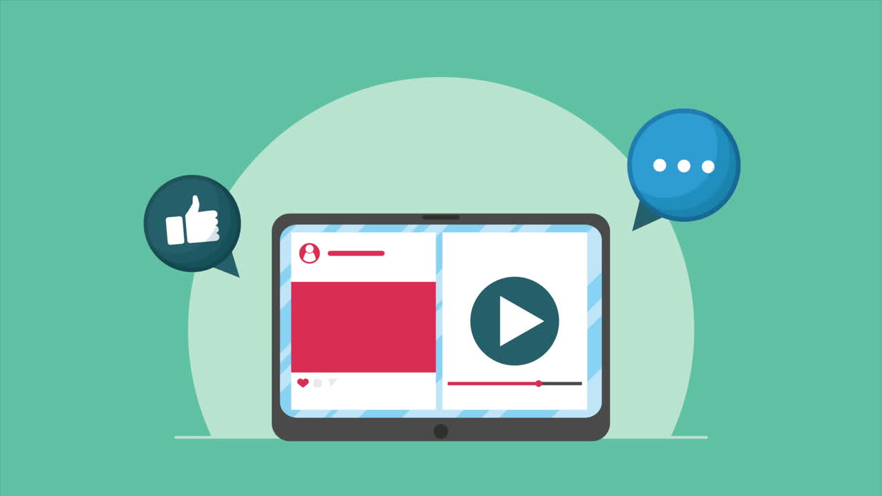 animación de aparatos tecnológicos para tabletas