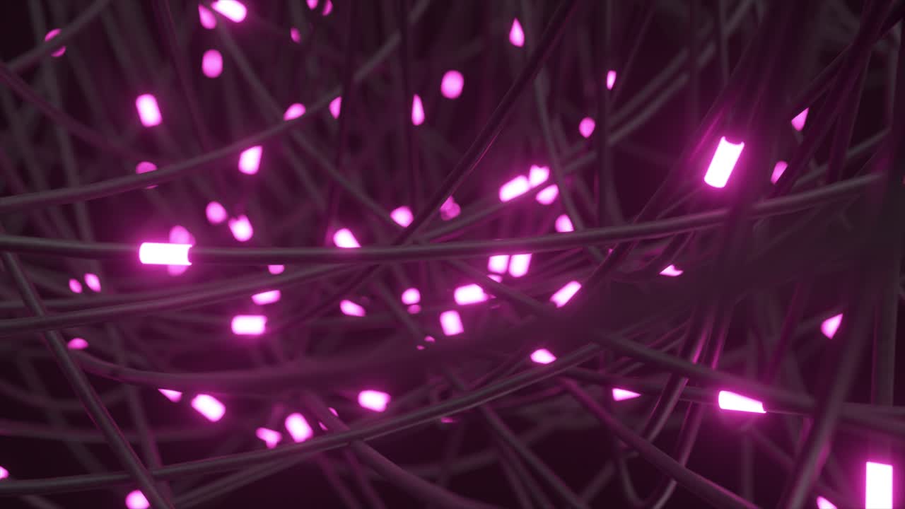 Abstract Rete di linee luminose