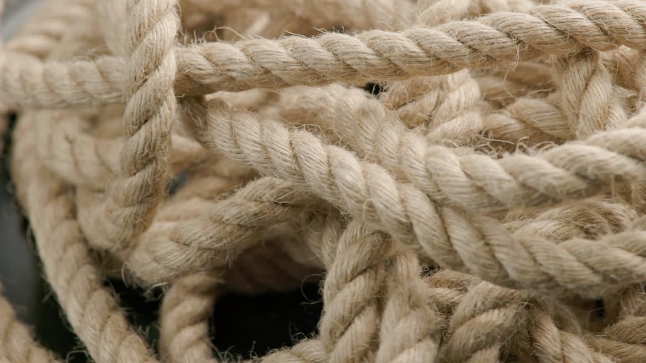 fondo giratorio en bucle de cuerda enredada